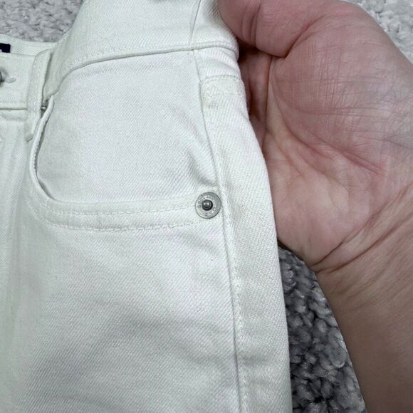 Gap High Rise Cigarette Jeans White 8/29 NEW - Picture 6 of 14